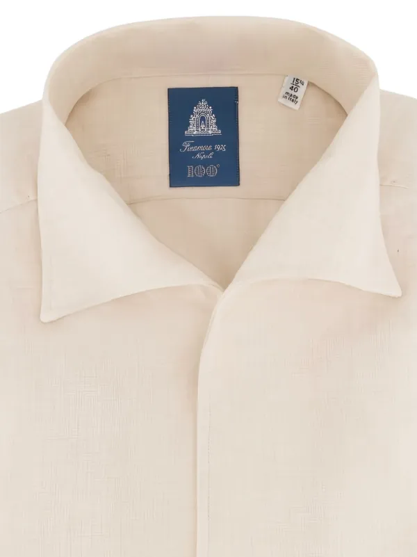 Finamore 1925 Napoli ボタン シャツ | ニュートラル | FARFETCH JP