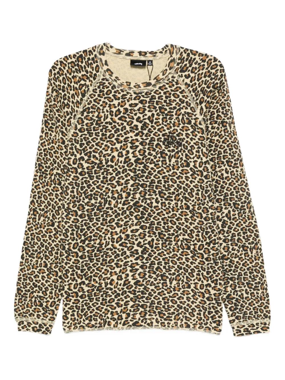 Stüssy leopard-print sweatshirt | Brown | Image 1