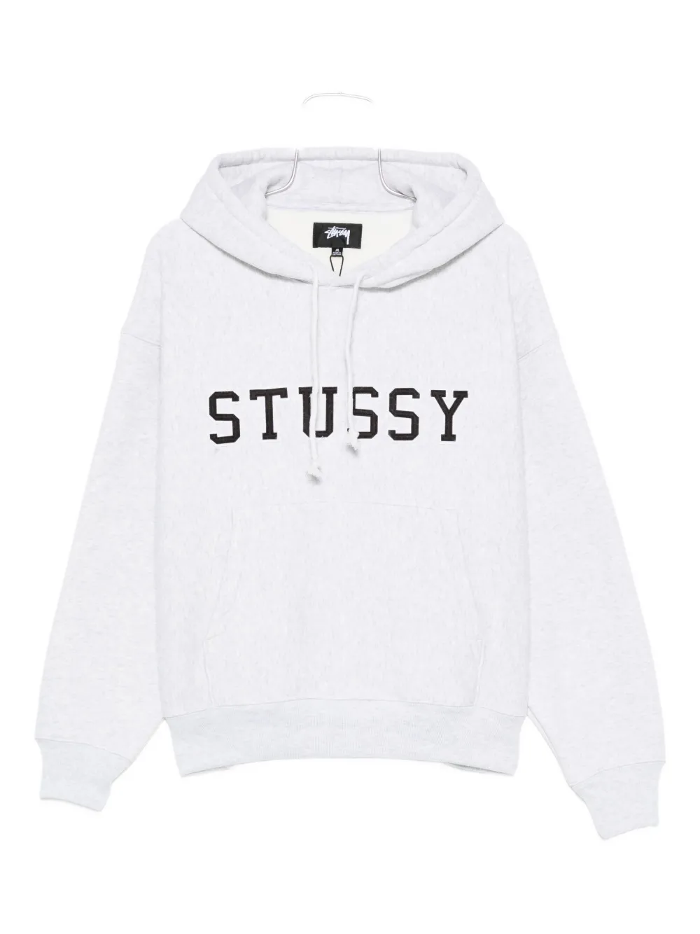 Stüssy Felpa con cappuccio e logo - Grigio