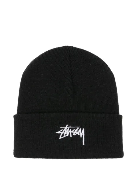 Stüssy logo-embroidered beanie