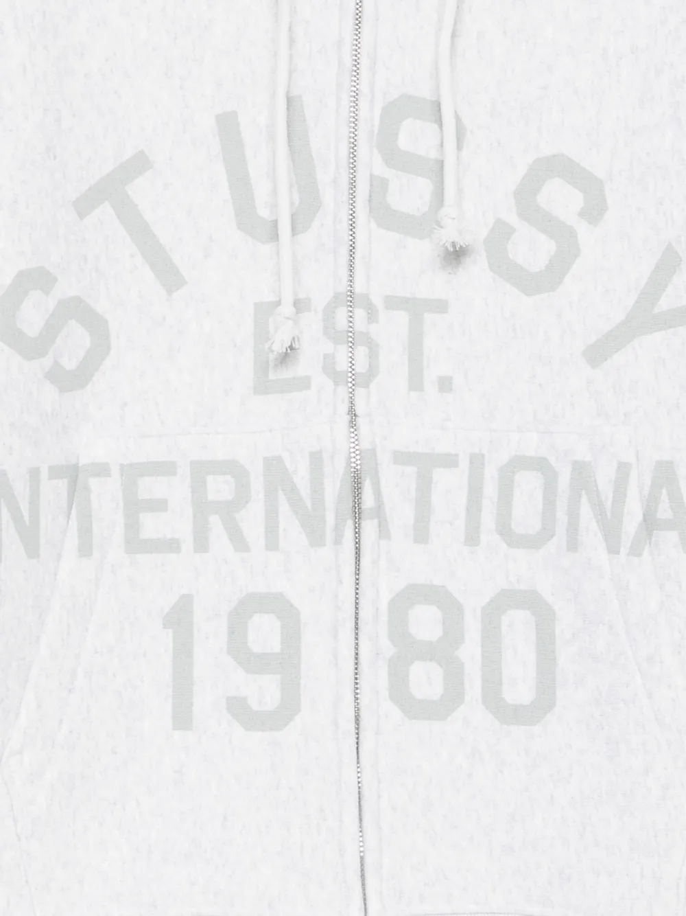 Stüssy hoodie met rits Grijs