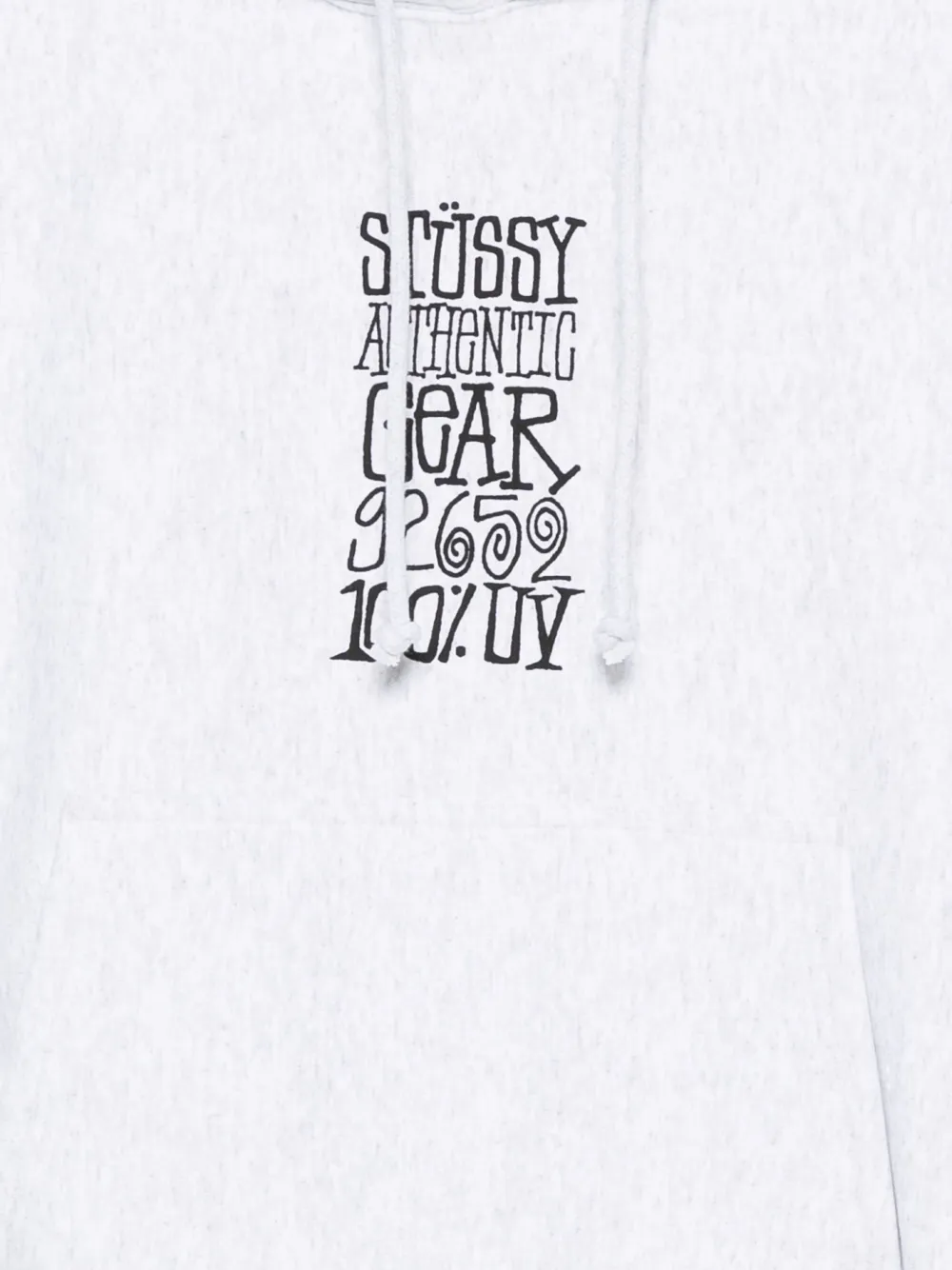 Stussy Grey Knit Cotton Sweater In Multi