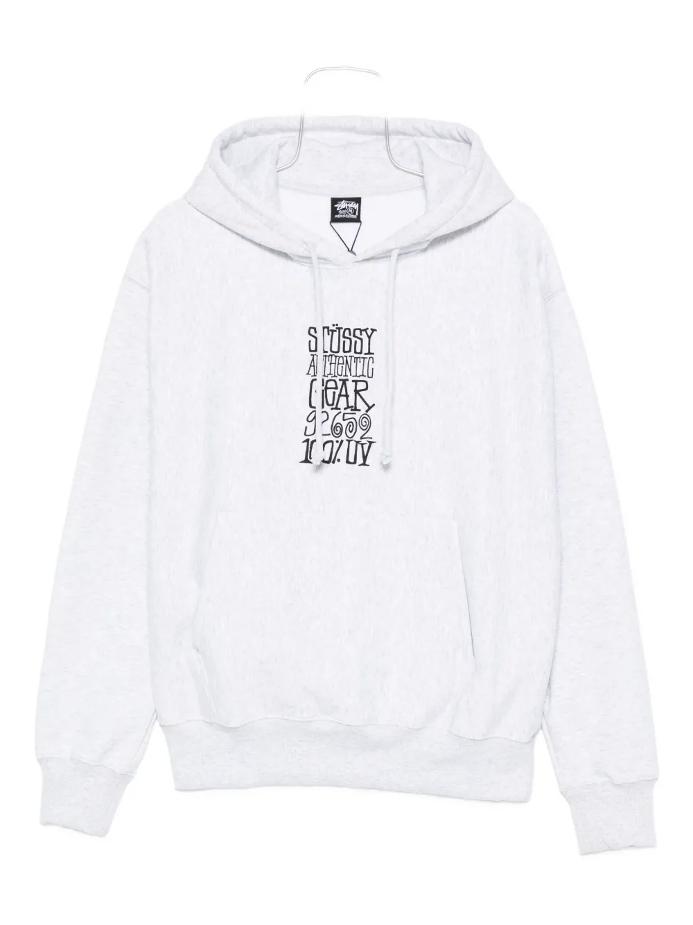 Stussy Grey Knit Cotton Sweater In Multi