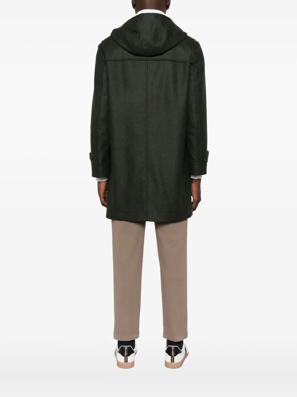 Fay Blazer met enkele rij knopen en opgestikte zak Groen