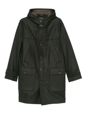 Fay フーデッド ダウンコート | ブルー | FARFETCH JP