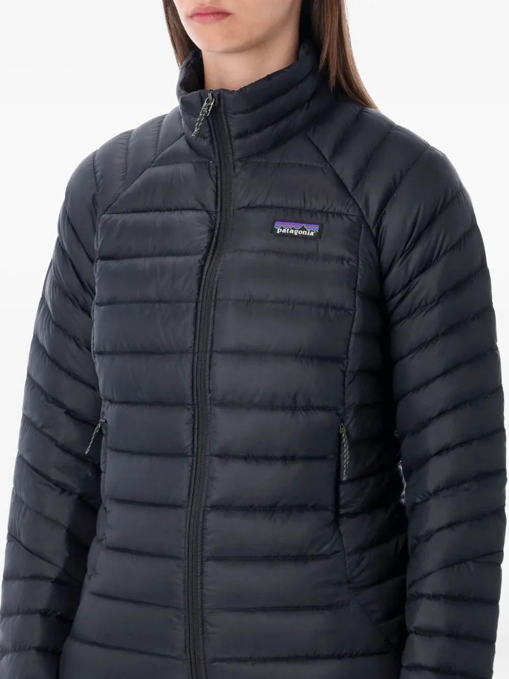 Patagonia Insulated Sweater High Collar In Black