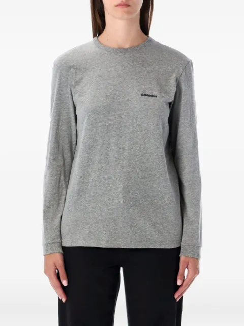 Patagonia long-sleeved logo T-shirt