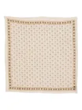 Soeur floral-print twill scarf - Neutrals