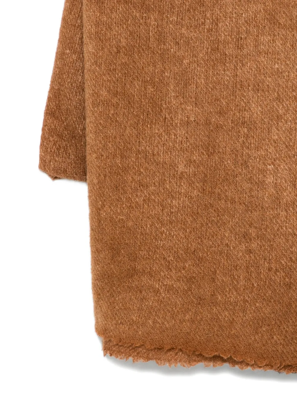 Faliero Sarti Sjaal met franje Bruin