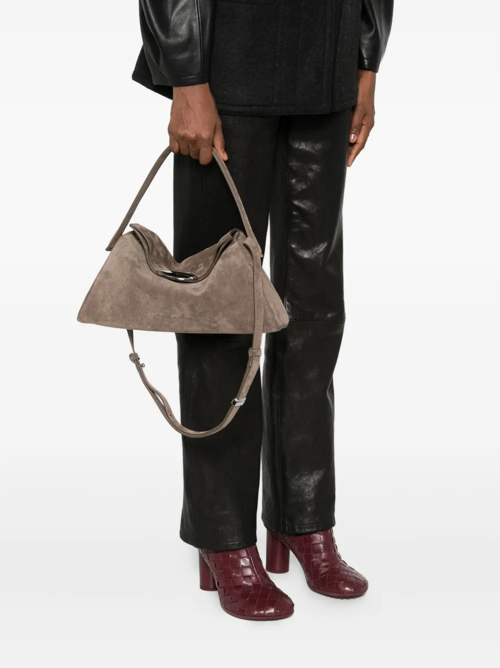 Benedetta Bruzziches large Elif shoulder bag - Bruin
