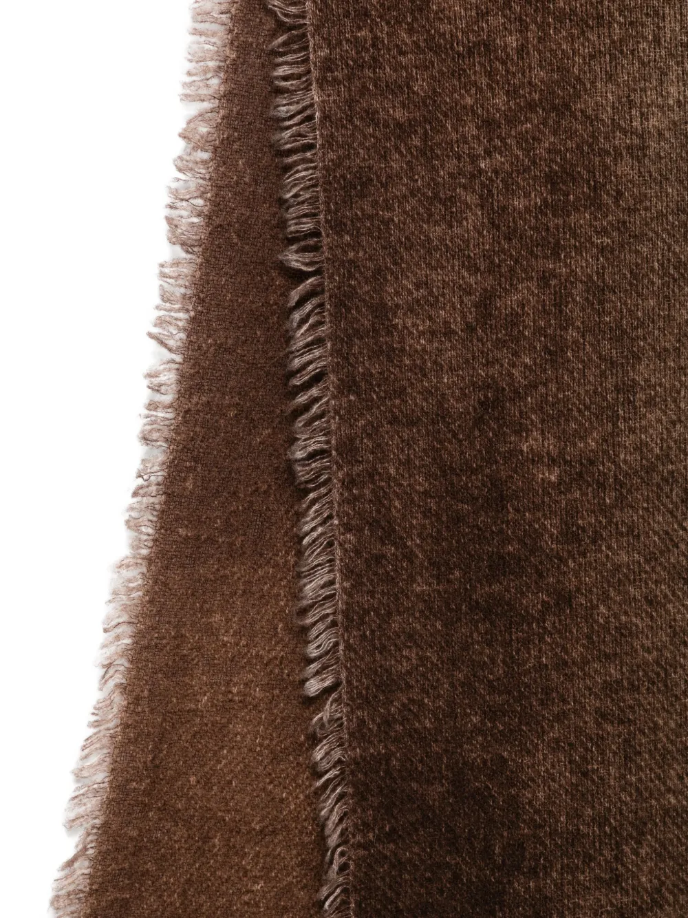 Faliero Sarti Sjaal met franje Bruin