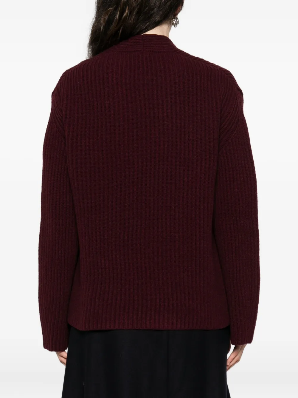 Forte Trui met V-hals Rood