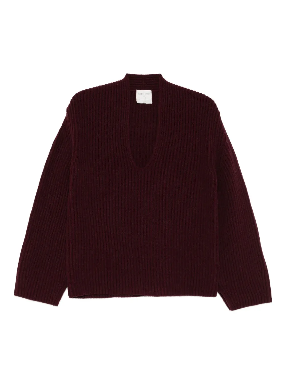 Forte Forte v-neck sweater | Red | Image 1