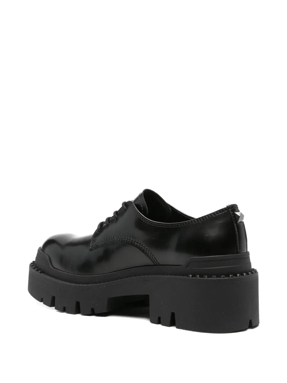 Ash lace-up platform Derby shoes Zwart
