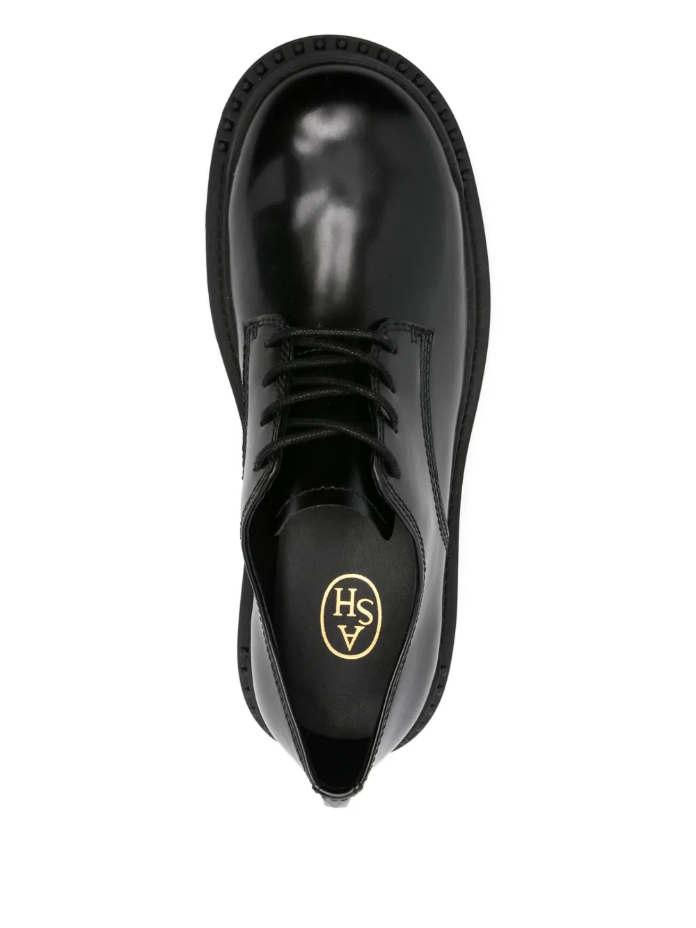 Ash lace-up platform Derby shoes Zwart