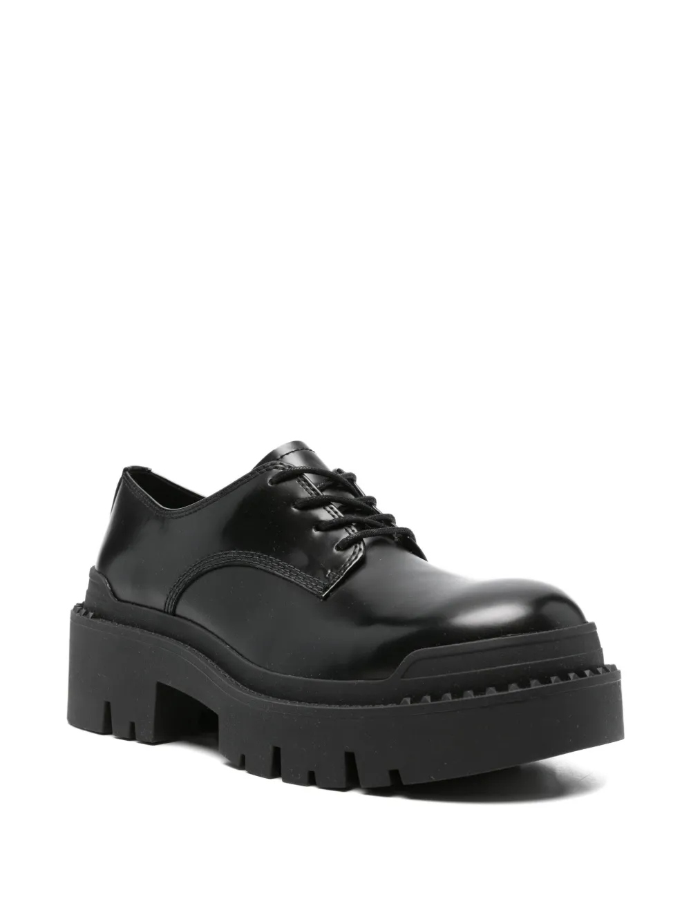 Ash lace-up platform Derby shoes Zwart