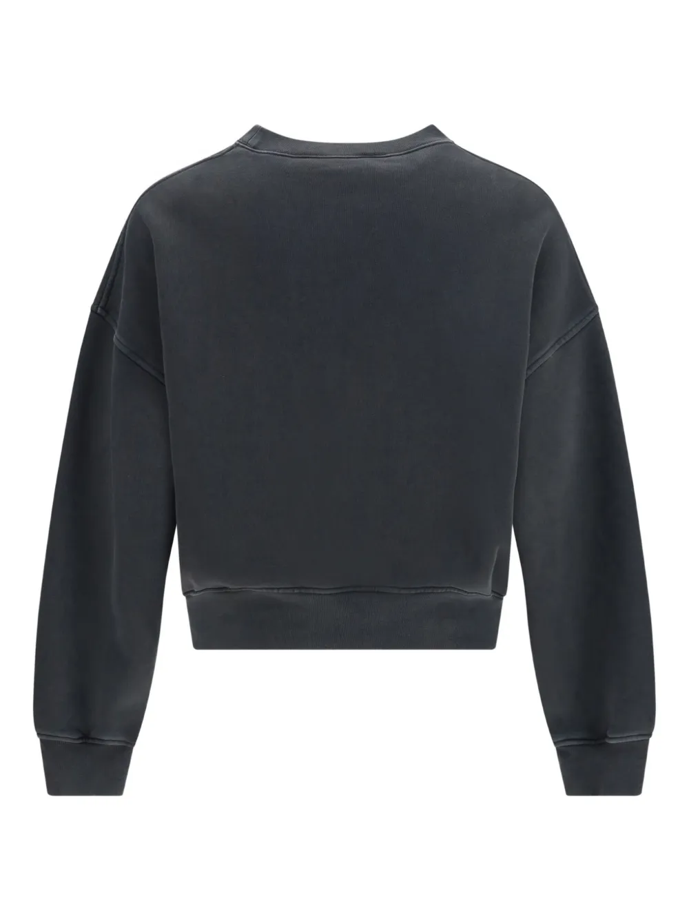 Palm Angels Dollar-print crew-neck sweatshirt - Zwart