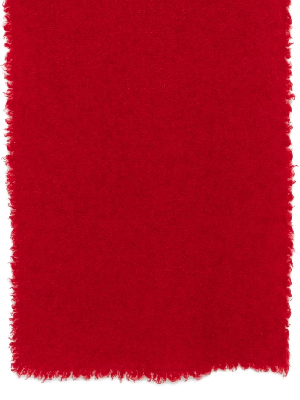Faliero Sarti Fringed Scarf In Red