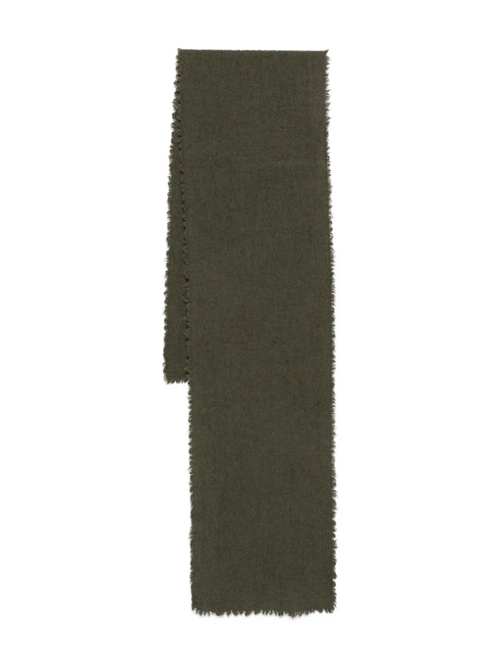 Faliero Sarti fringed scarf | Green | Image 1