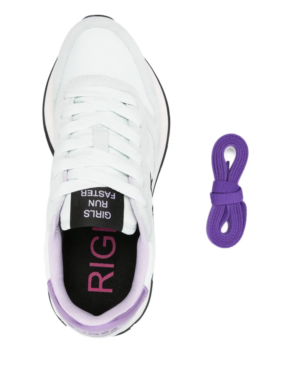 Sun 68 Logo-motif Sneakers In Gray