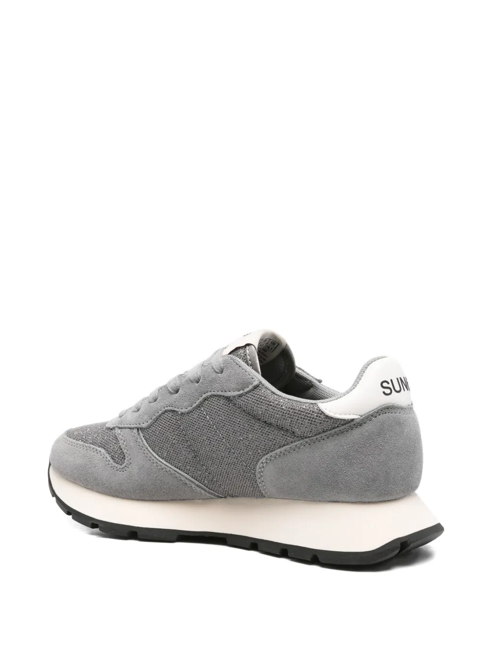 Sun 68 Logo-motif Sneakers In Gray