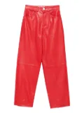 Róhe lambskin pants - Red