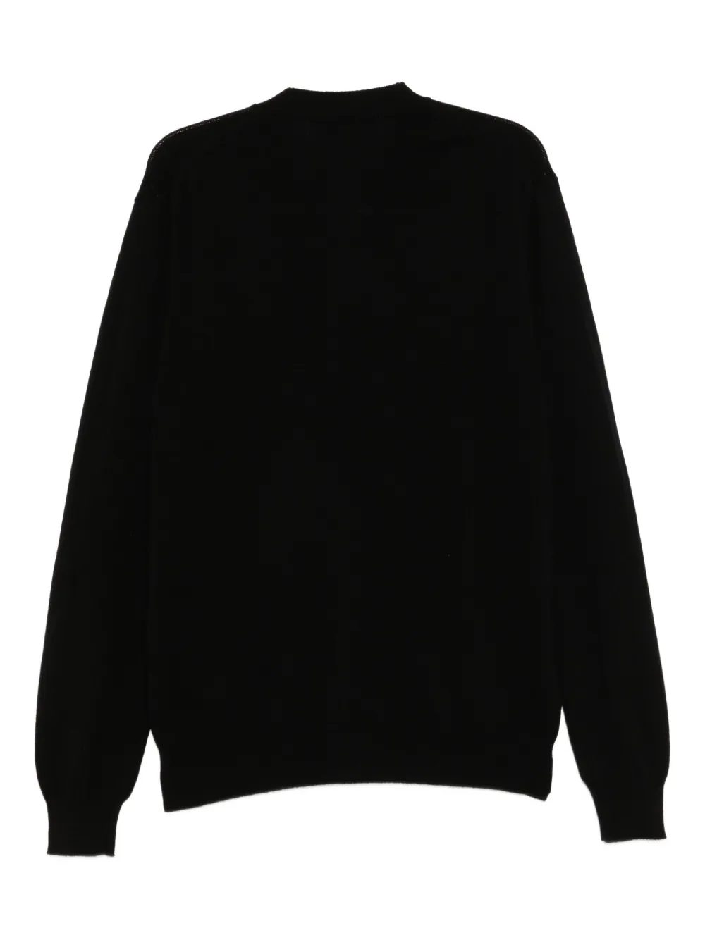 Comme Des Garçons Play Heart-embroidered Cardigan In Black