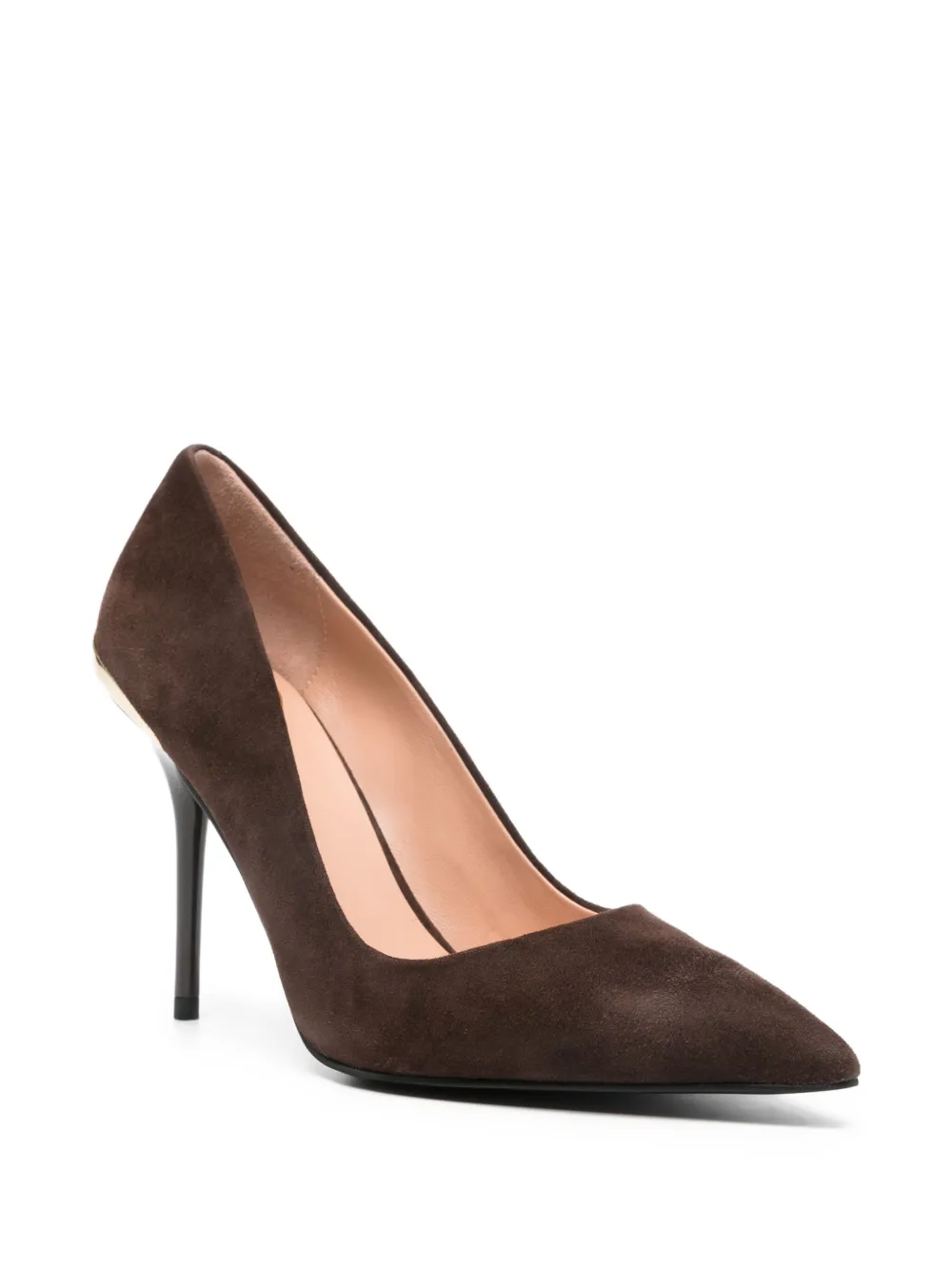 Love Moschino 95mm pointed-toe suede pumps | Heeled Pumps | Image 2