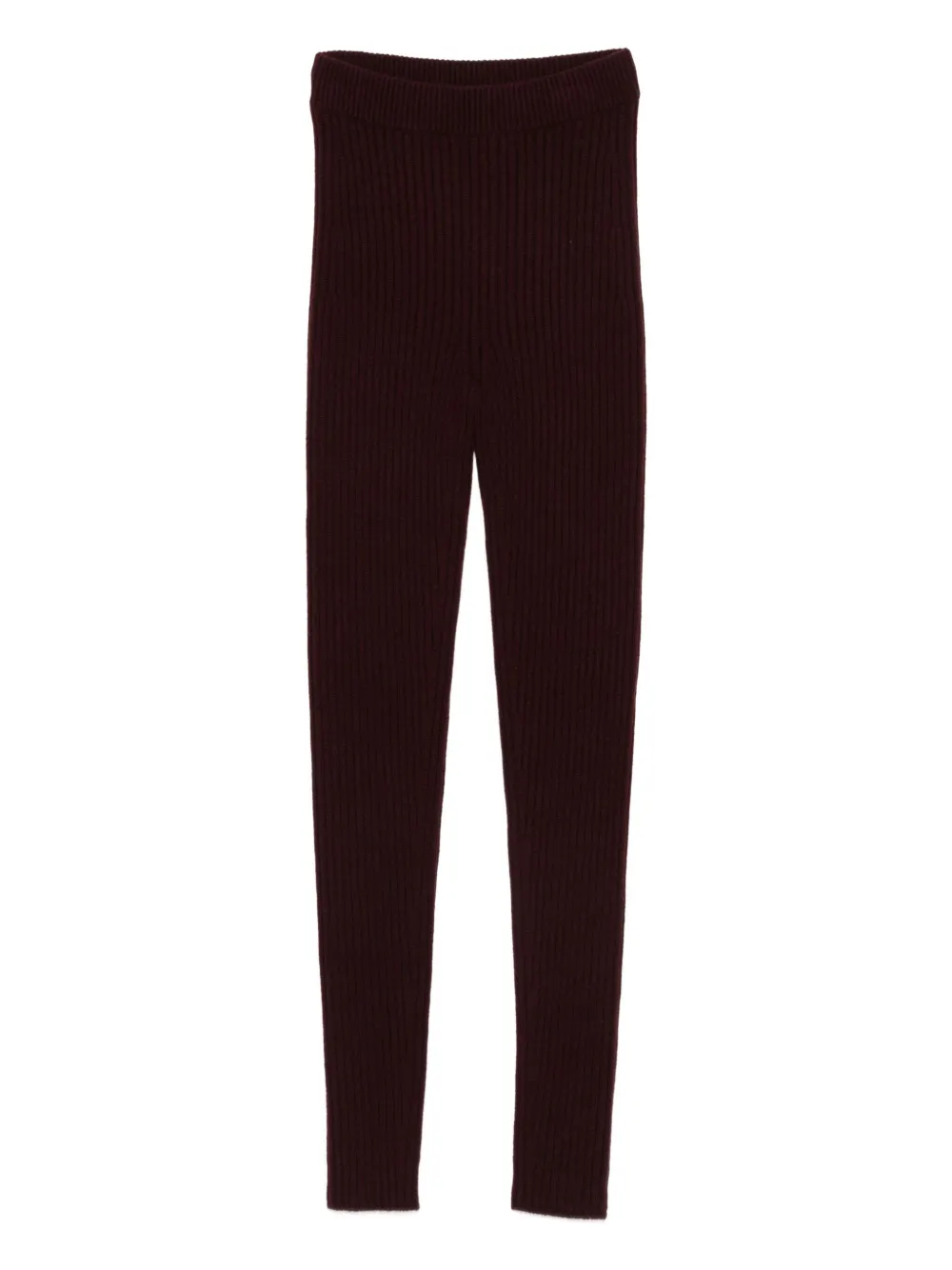 Max Mara リブ レギンス - レッド Max Mara リブ レギンス - レッド