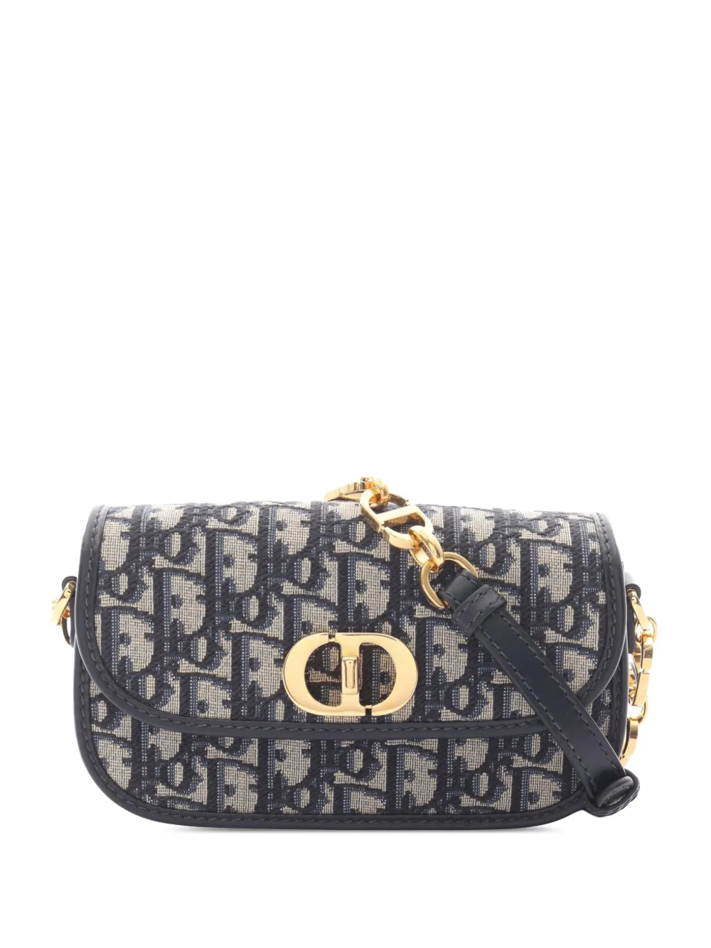 Christian Dior Pre-Owned 2021 Oblique Jacquard Canvas 30 Montaigne Christian Dior Pre-Owned 2021 Oblique Jacquard Canvas 30 Montaigne
