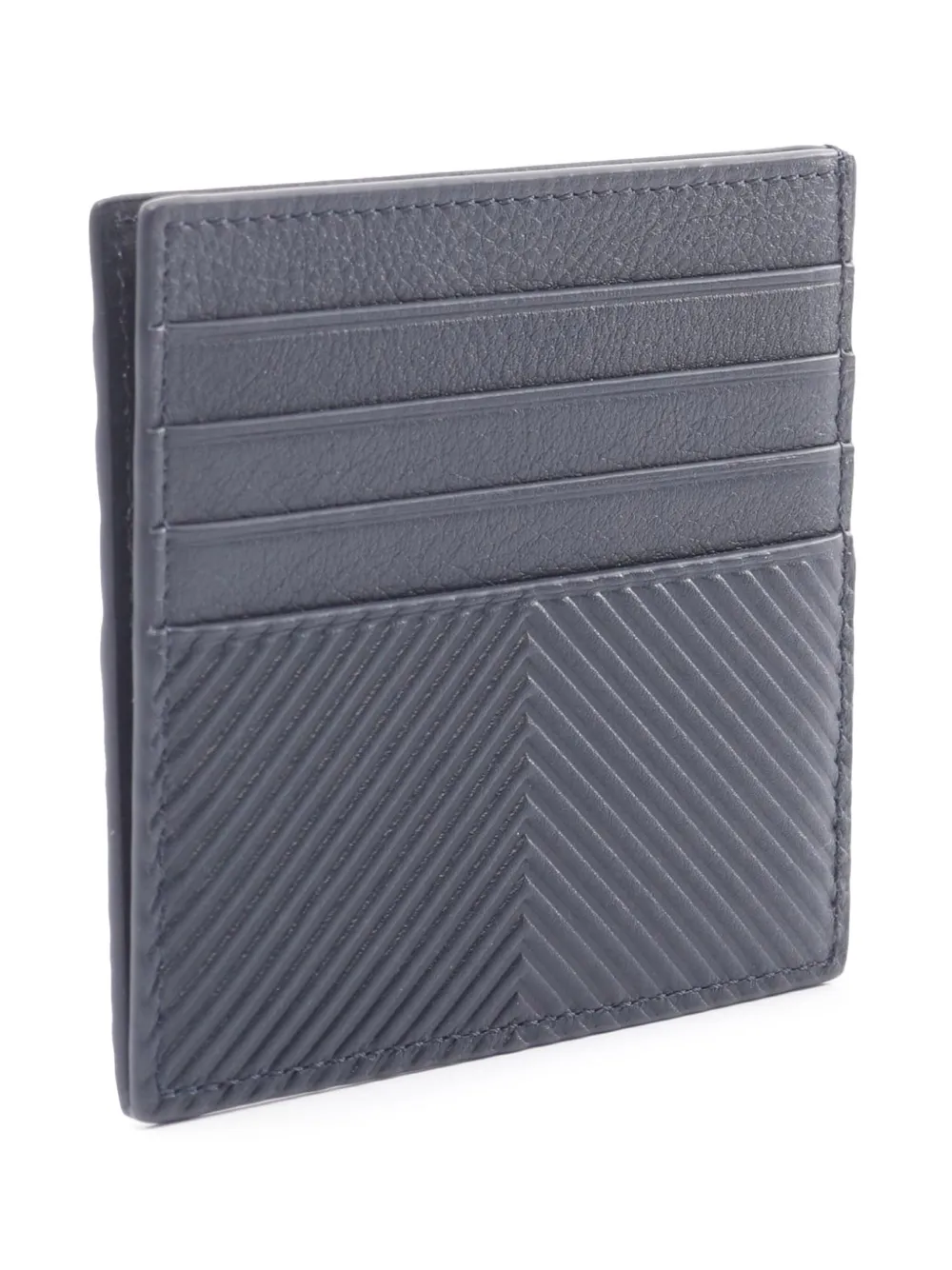 Loewe Pre-Owned 2000-2025 Chevron Embossed Textured Classic Calfskin Open card holder | Women | Image 2