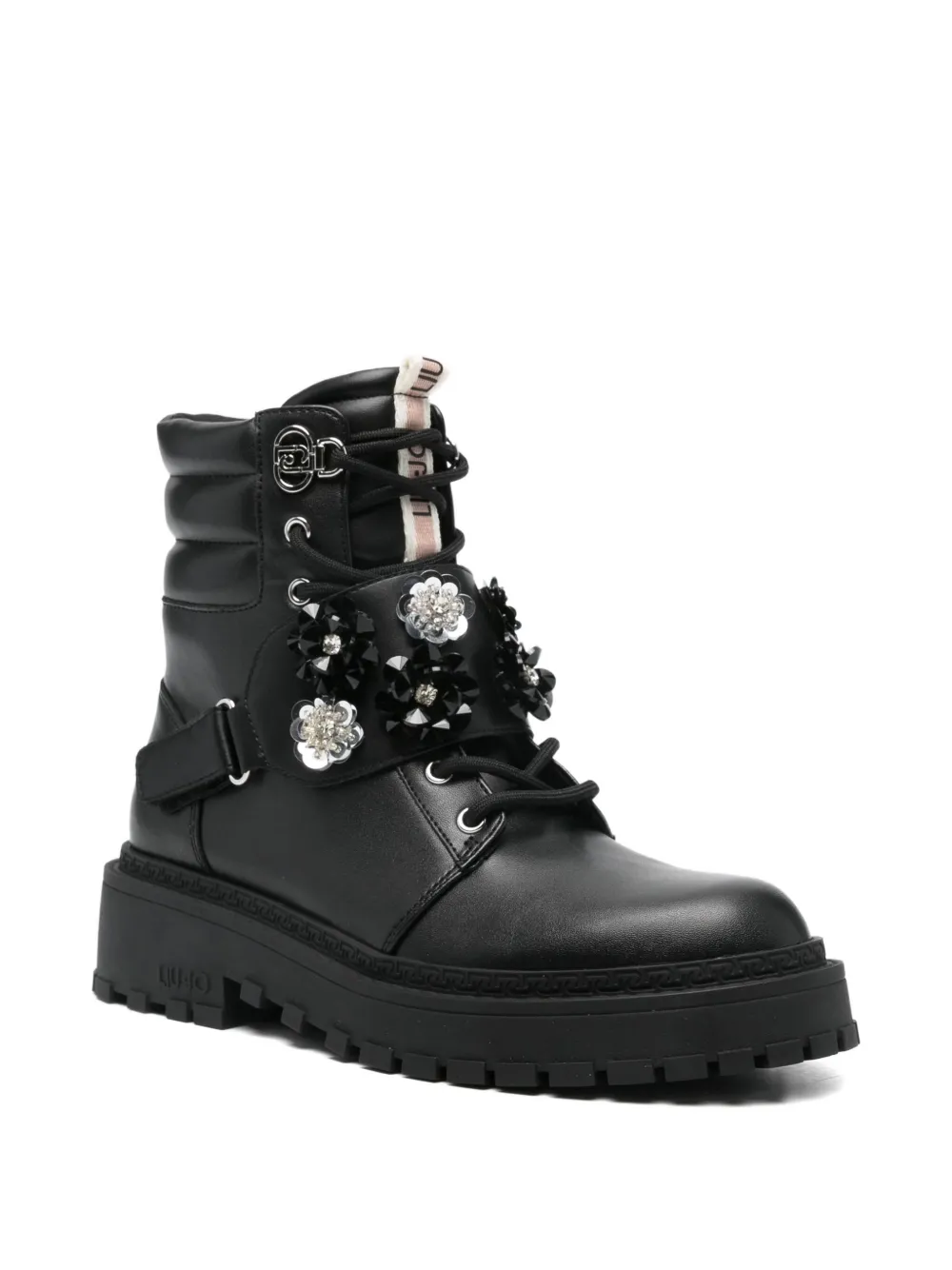 LIU JO Flower Embellished Rumi boots | Ankle Boots | Image 2