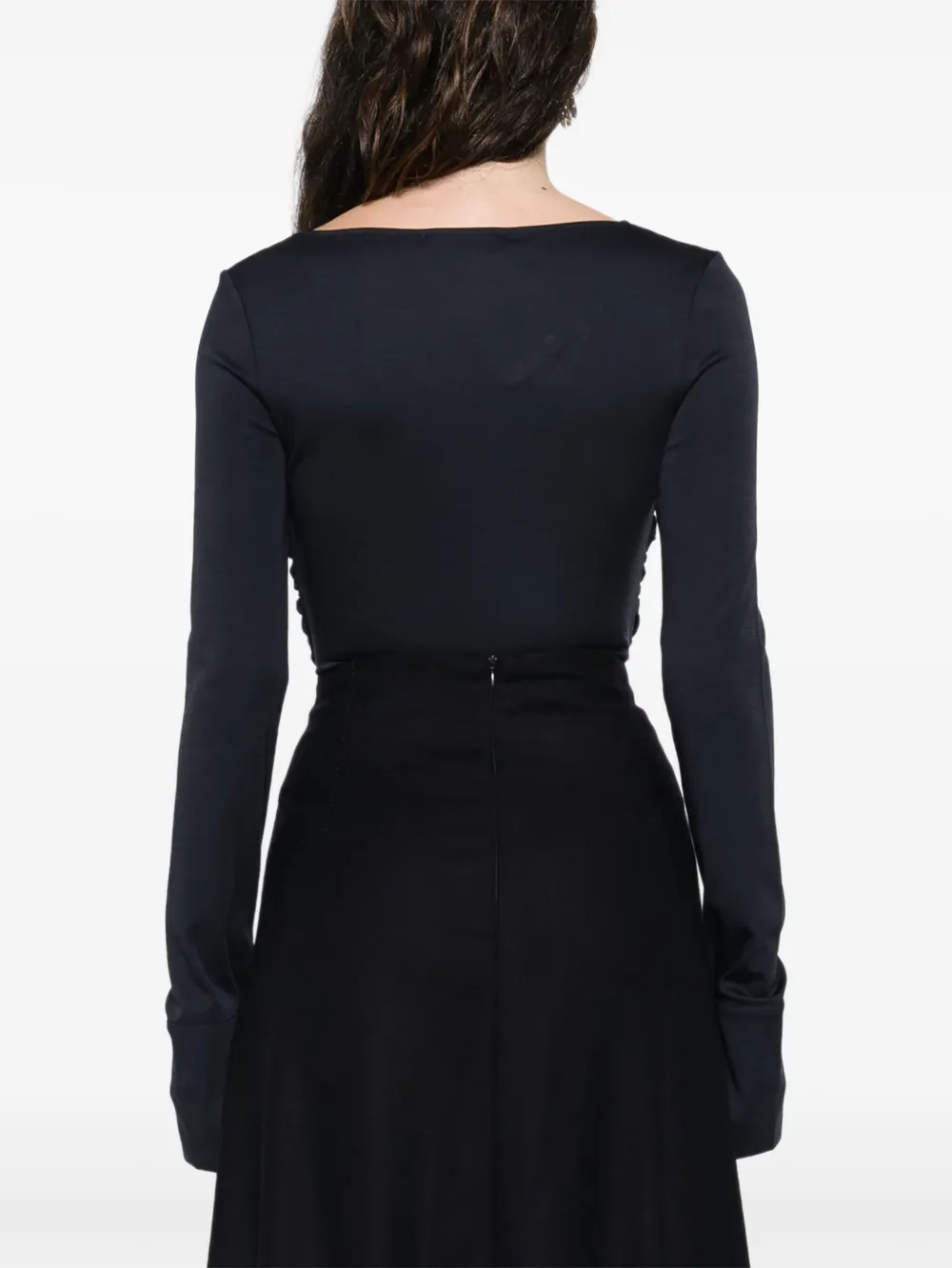 Max Mara Nigella body met lange mouwen Blauw