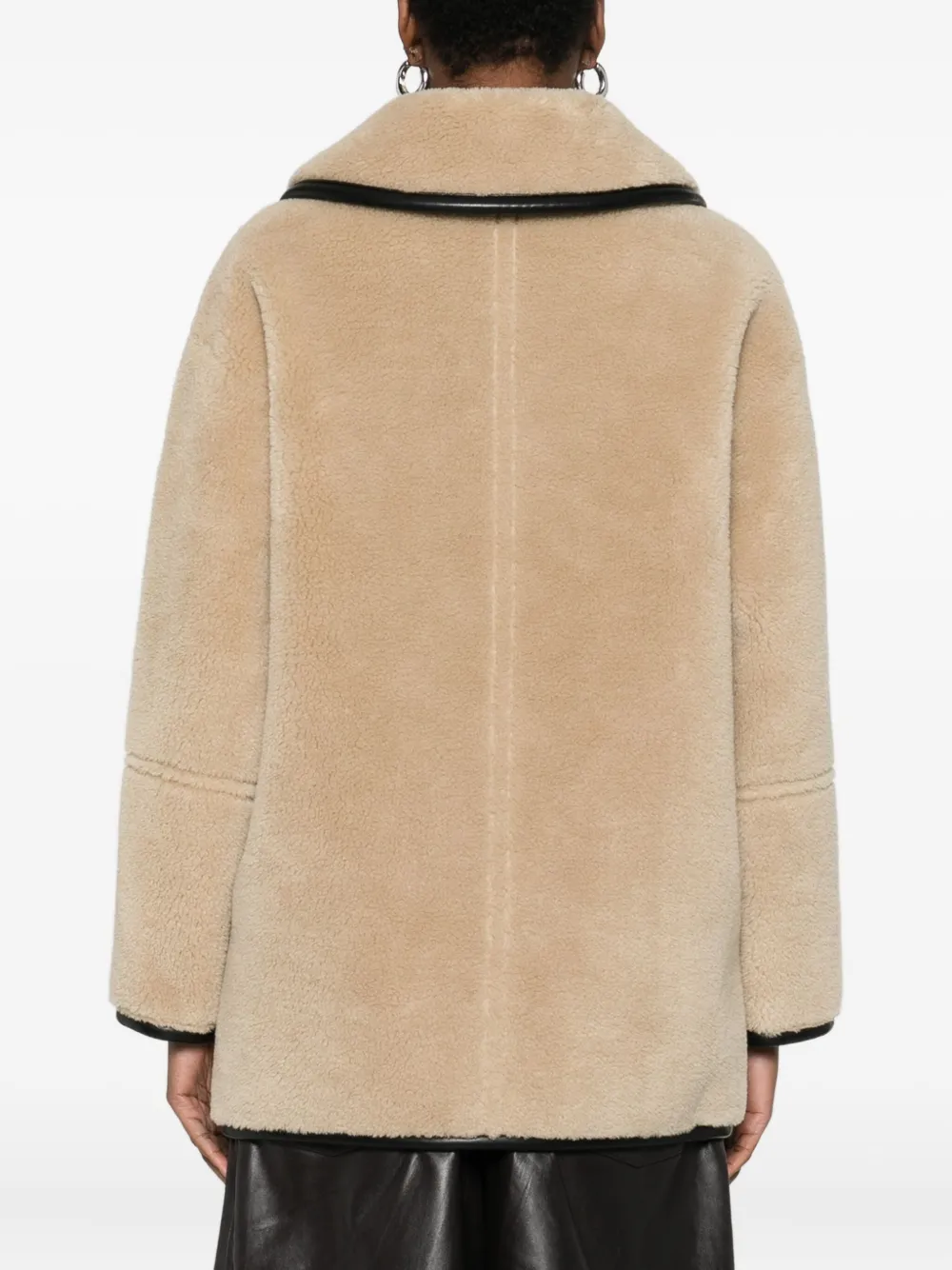 Low Classic Jack met contrasterende leren afwerking Beige