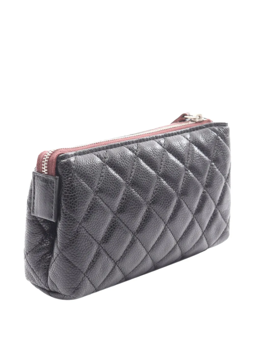CHANEL Pre-Owned باوتش حافظة مستحضرات تجميل صغير مبطنة بنقش CC من 2014-2015 | Image 2