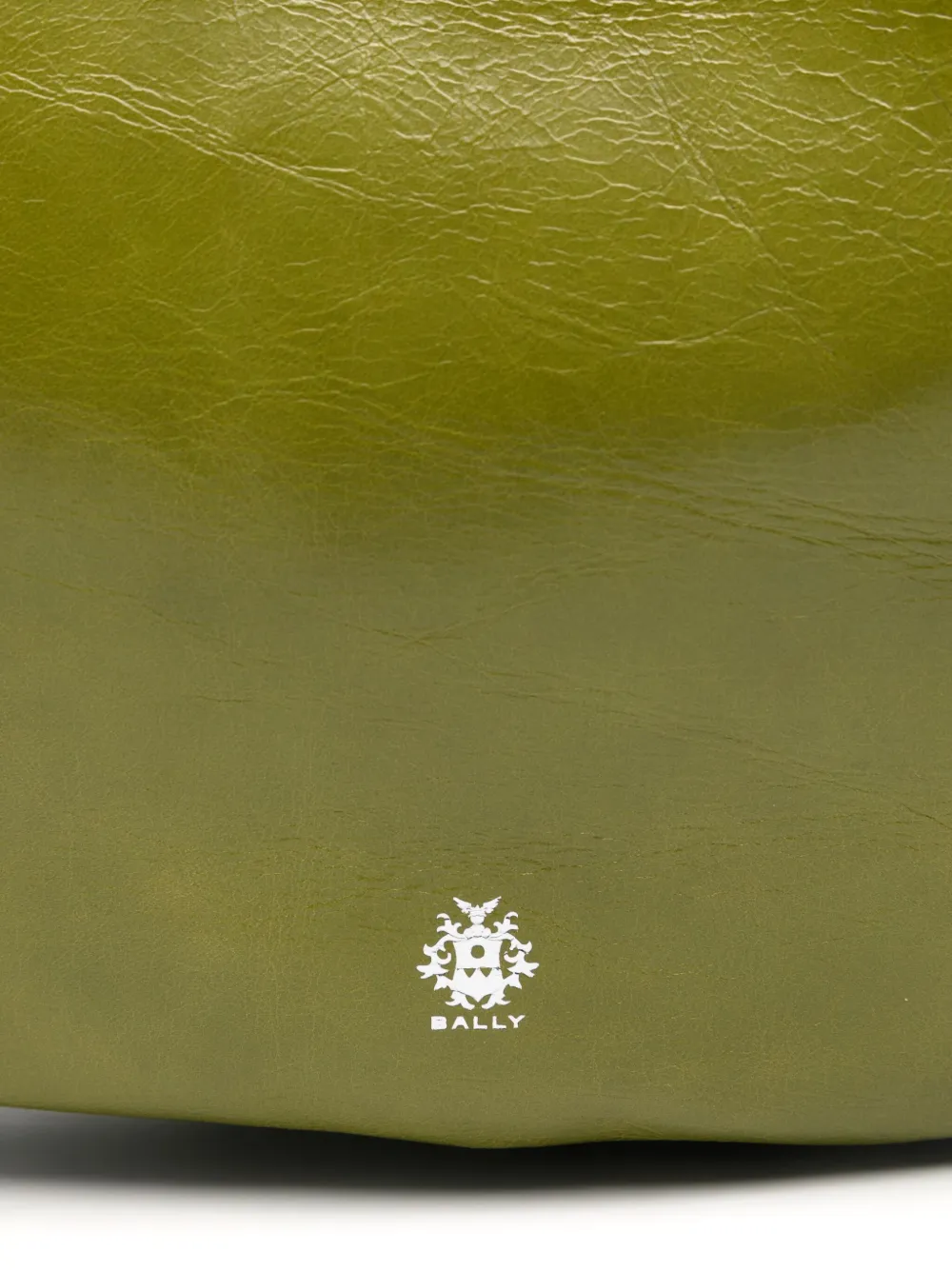 Bally Anni Moon leren shopper met rond handvat Groen