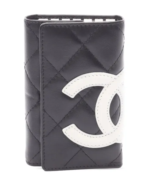 CHANEL Pre-Owned سلسلة مفاتيح 'كامبون لاين 6 كي' جلد مبطنة 2004-2005