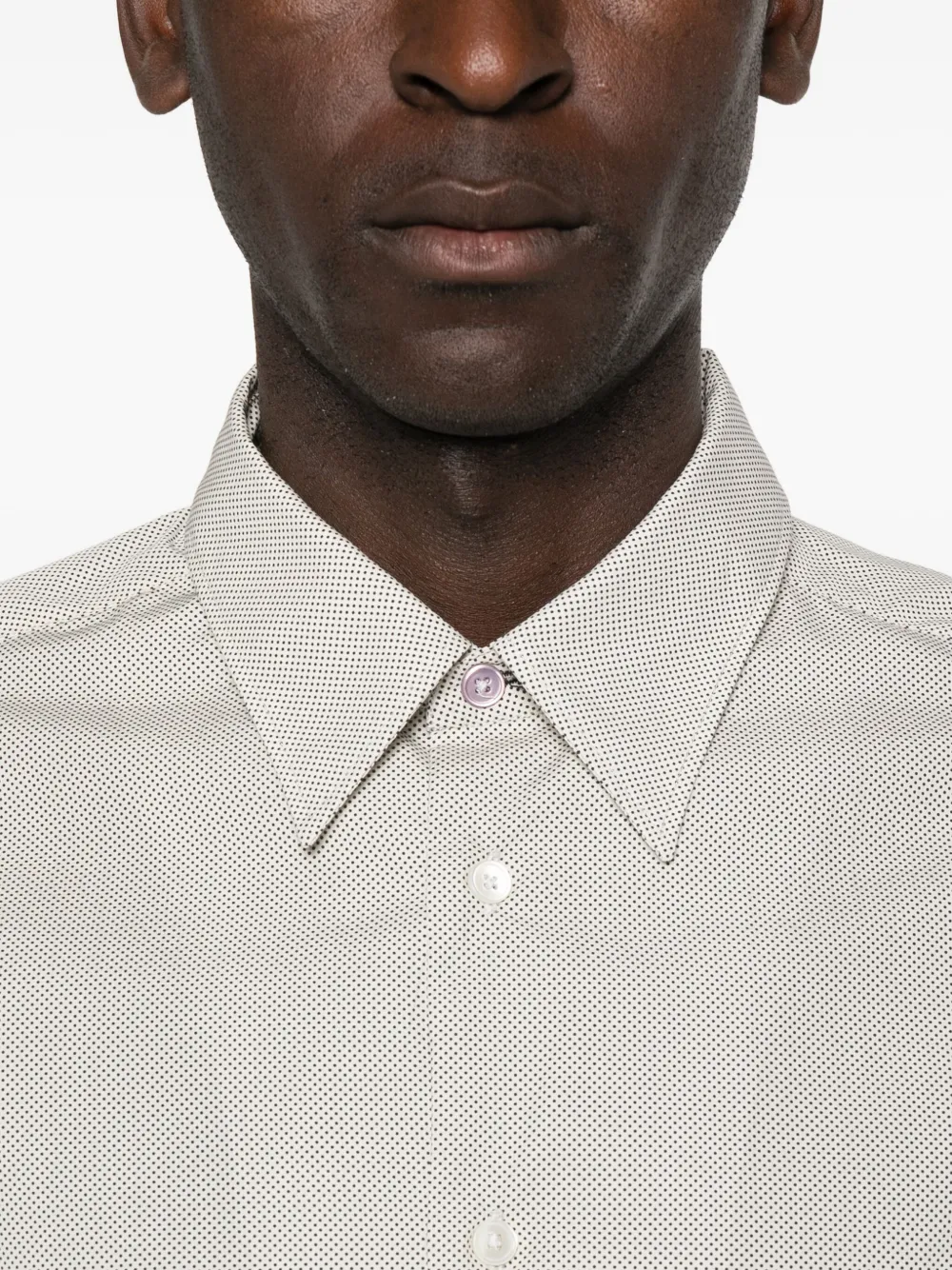 Paul Smith Overhemd met knopen Beige