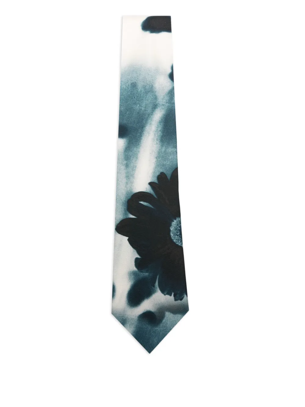 Paul Smith floral-print tie - ブルー Paul Smith floral-print tie - ブルー