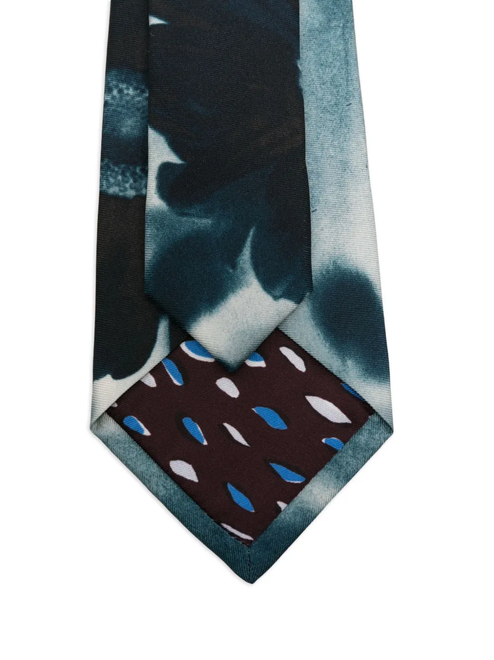 Paul Smith Stropdas met bloemenprint Blauw