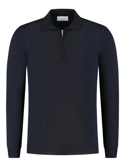 Marco Pescarolo polo-collar half-zip sweater