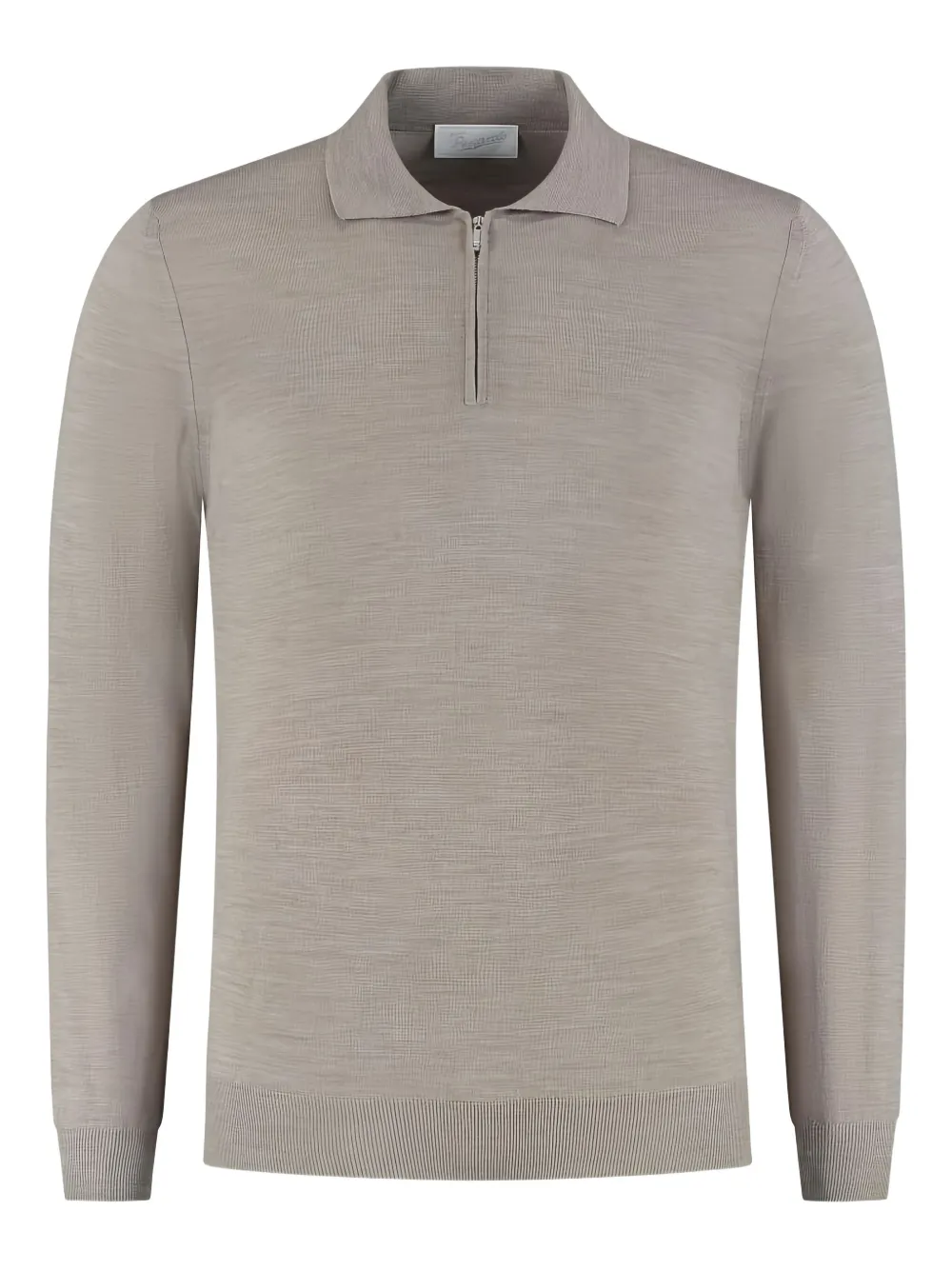 Marco Pescarolo polo-collar half-zip sweater | Neutrals | Image 1