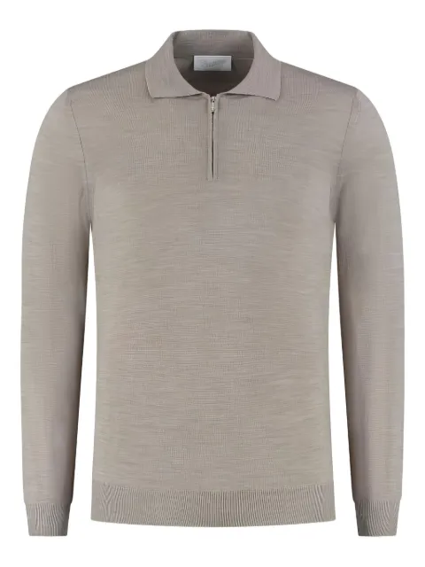 Marco Pescarolo polo-collar half-zip sweater