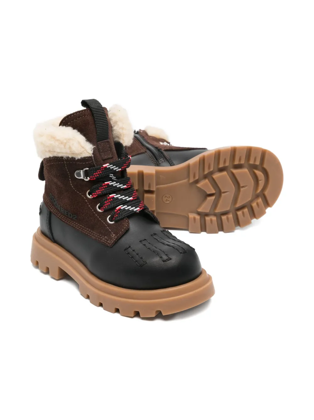 DSQUARED2 KIDS botas con ribete texturizado | Botines | Image 2