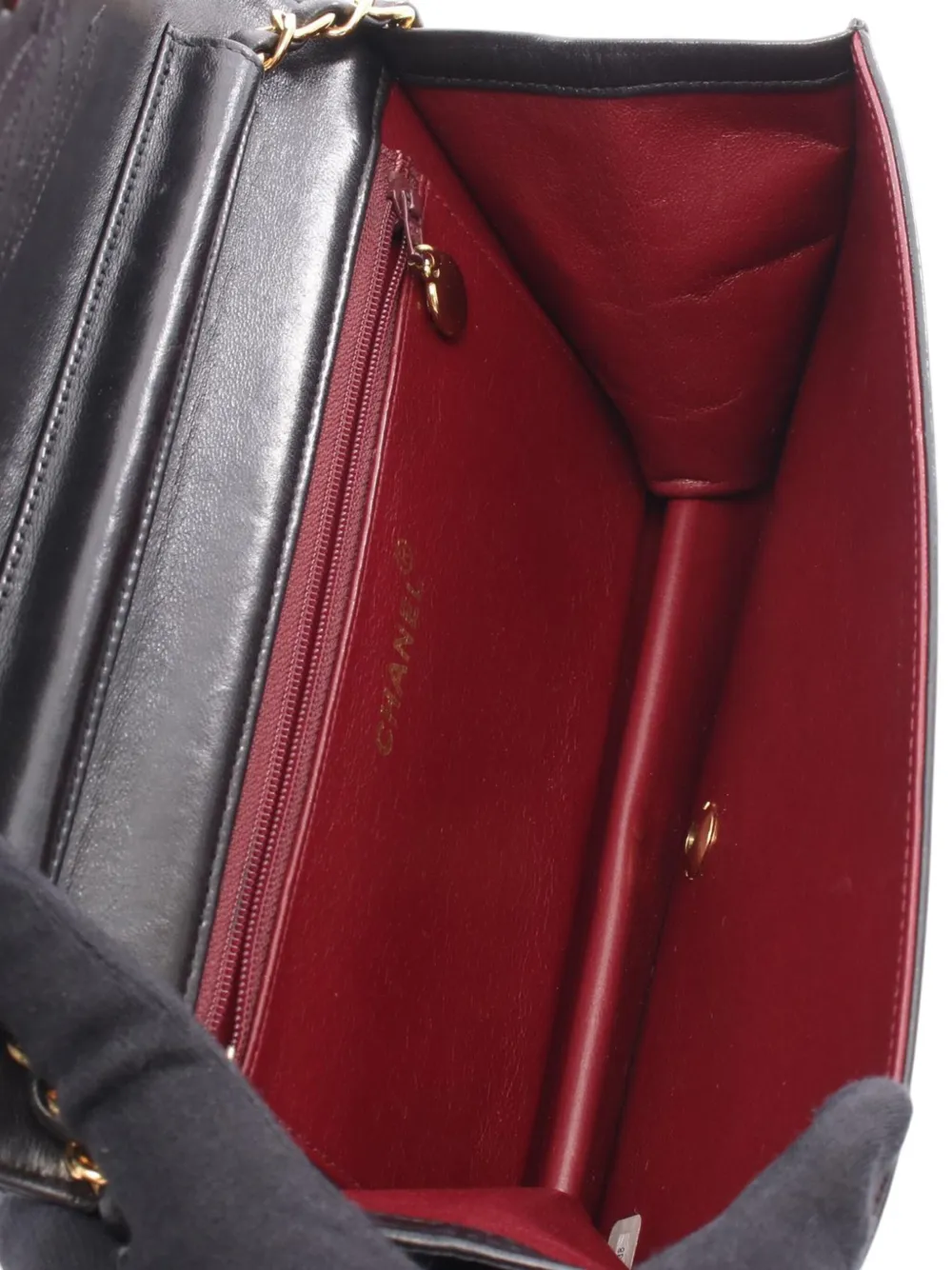 CHANEL Pre-Owned 1991-1994 CC Quilted Lambskin Full Single Flap shoulder bag | Pre-Owned | Image 2