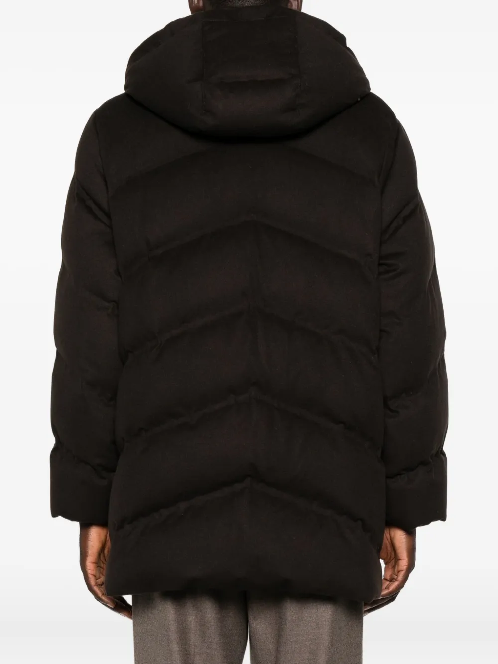 Brett Johnson Hooded Quilted Jacket In Animal Print
