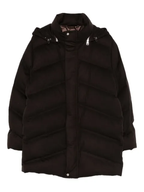 Brett Johnson hooded quilted jacket