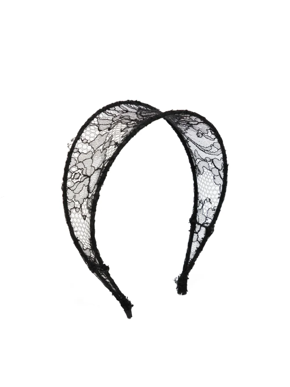 Jennifer Behr Lace Embellished Hair Accessory In Black