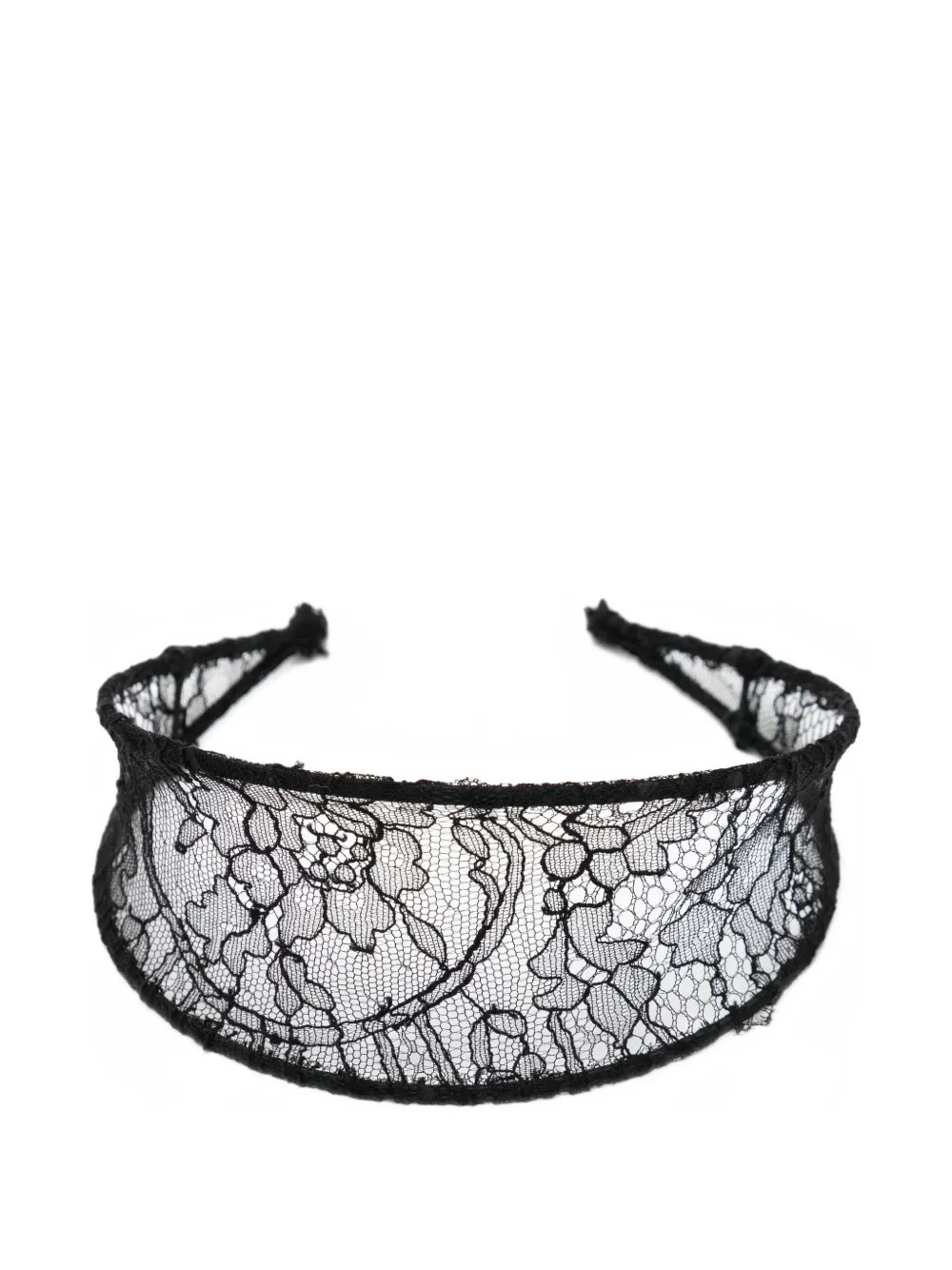 Jennifer Behr Lace Embellished Hair Accessory In Black