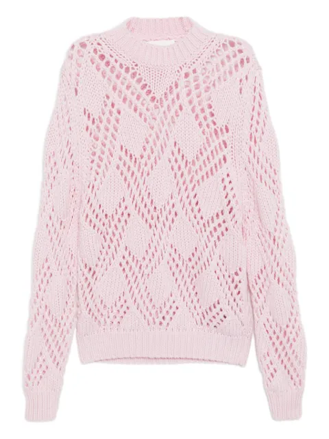 Jil Sander open knit sweater